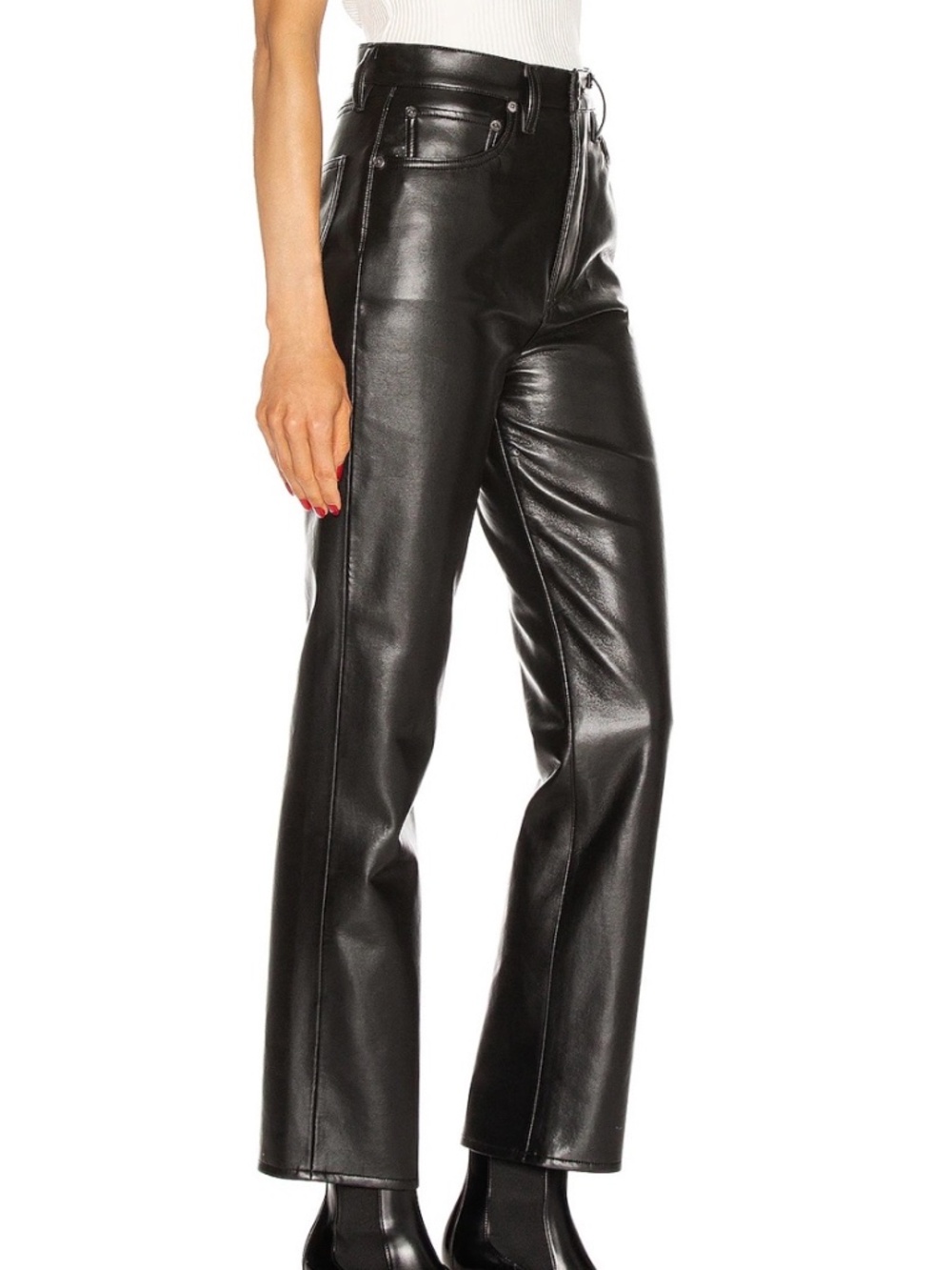 AGOLDE Recycled Leather 90’s Pinch Waist Pants – Detox